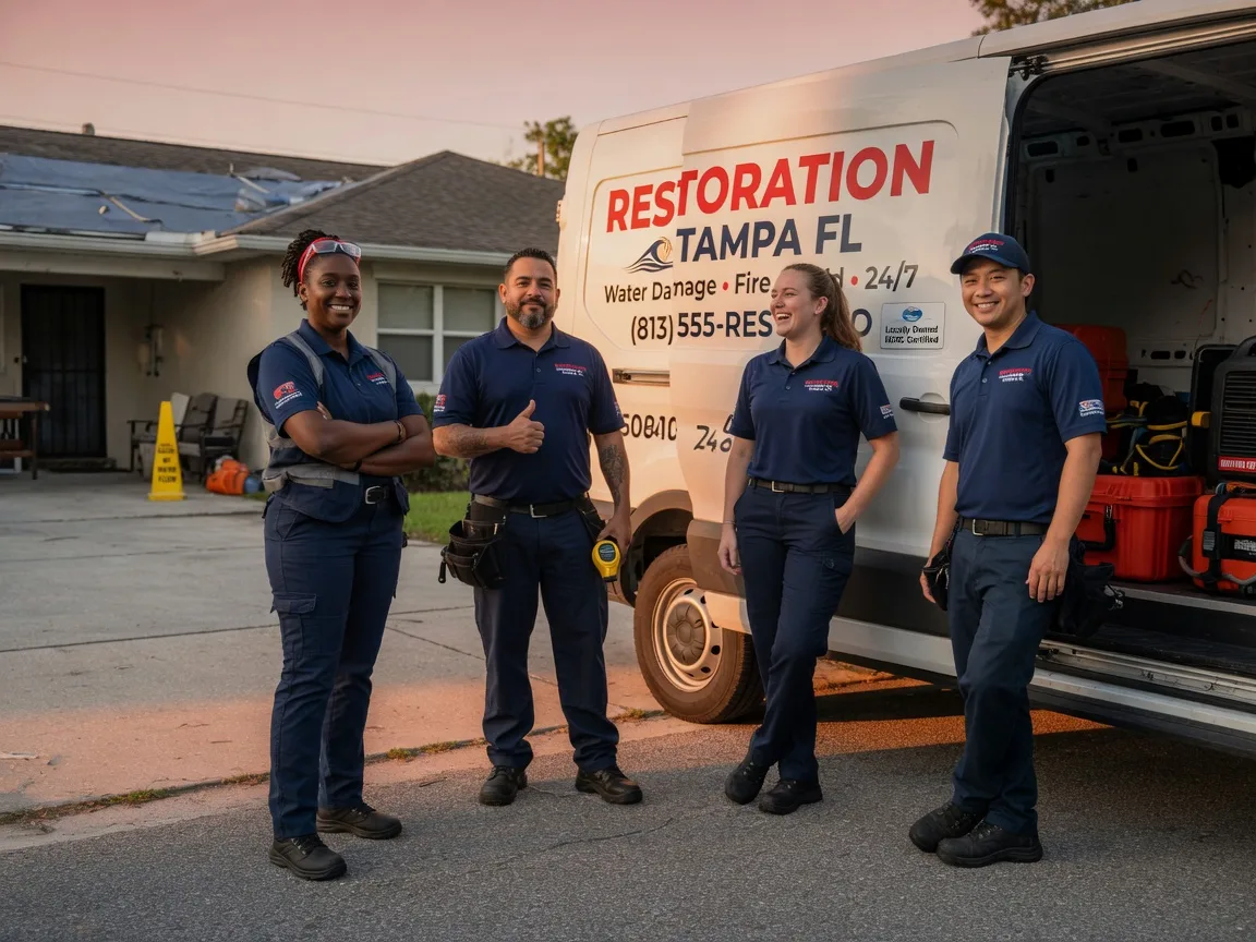 Water Damage Restoration company in Knickerbocker, TX